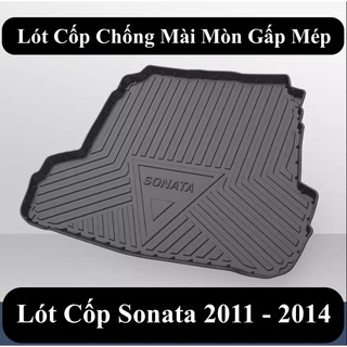 Lót Cốp Sonata Đời 2011 - 2023 Chống Mài Mòn Gấp Mép (Hàng Nội Địa Trung)