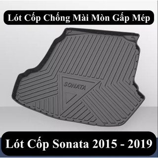 Lót Cốp Sonata Đời 2011 - 2023 Chống Mài Mòn Gấp Mép (Hàng Nội Địa Trung)