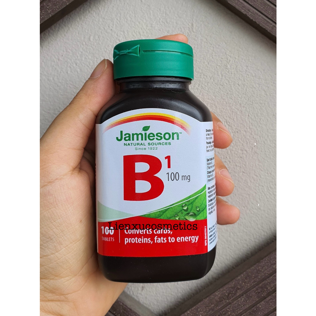 Bổ sung Jamieson Vitamin B1 (Thiamine), hộp 100 viên Shopee Việt Nam