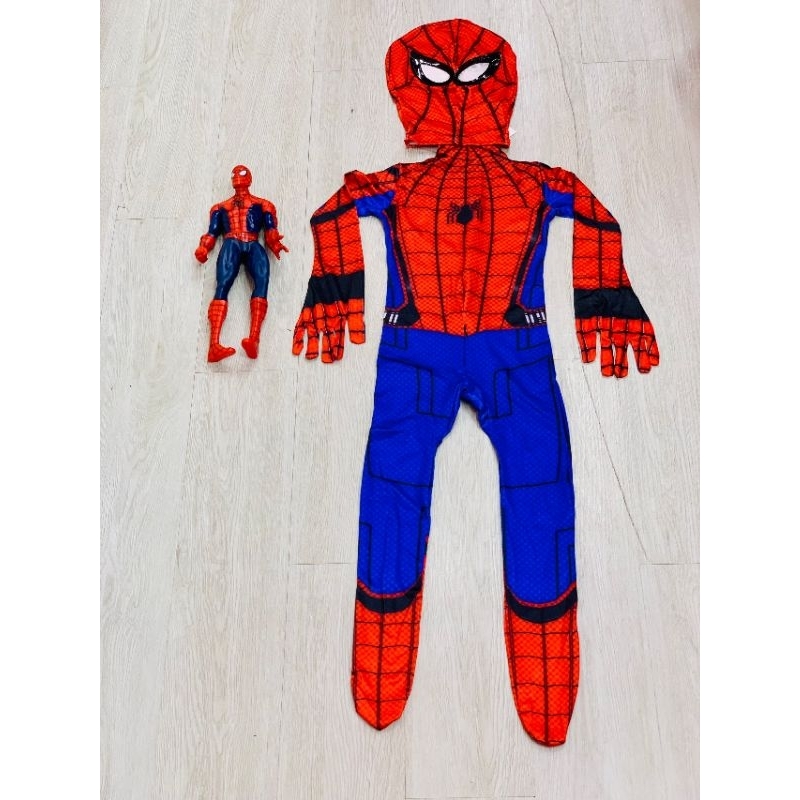 Bộ cosplay Spiderman liền cao cấp cho bé trai