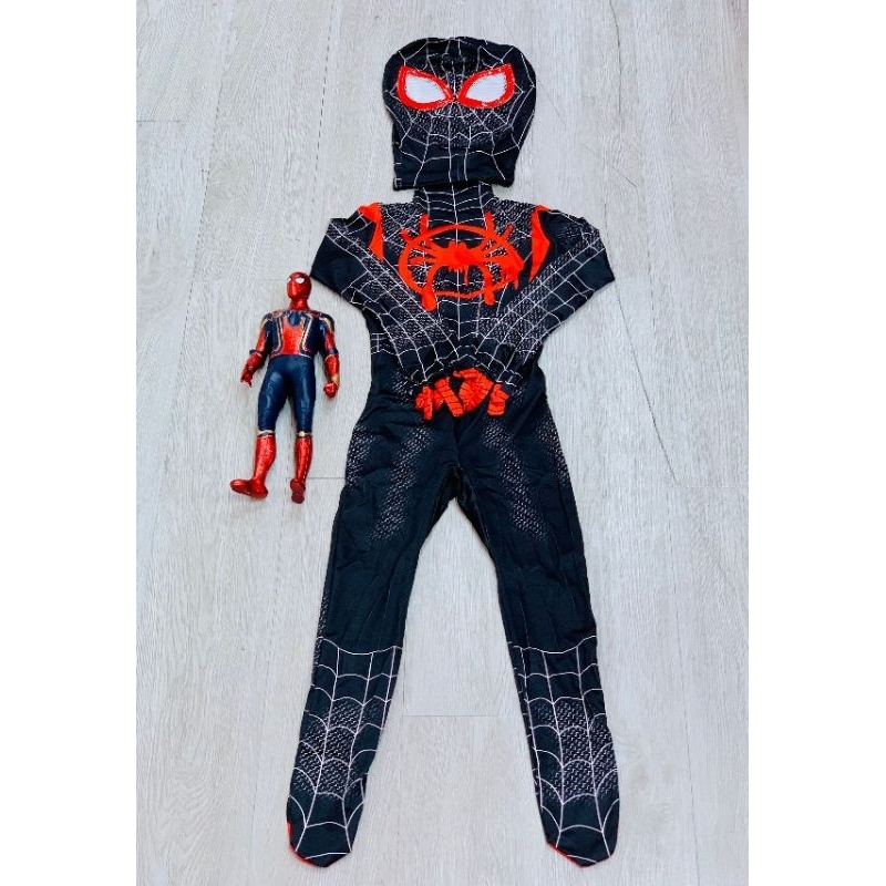 Bộ cosplay Spiderman thun mỏng cao cấp