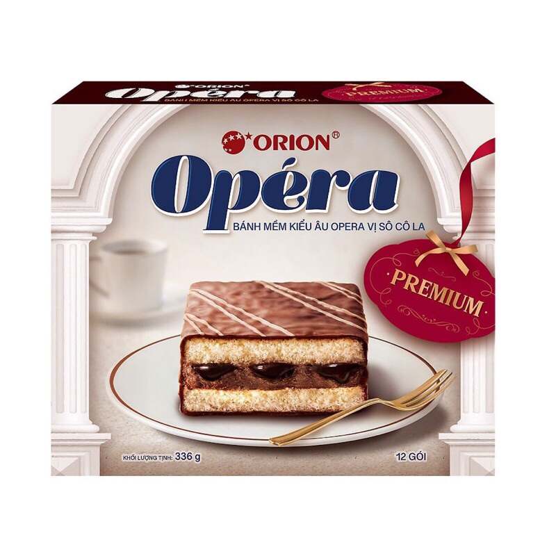 Bánh mềm Orion Opera vị socola 12p hộp 336g | Shopee Việt Nam