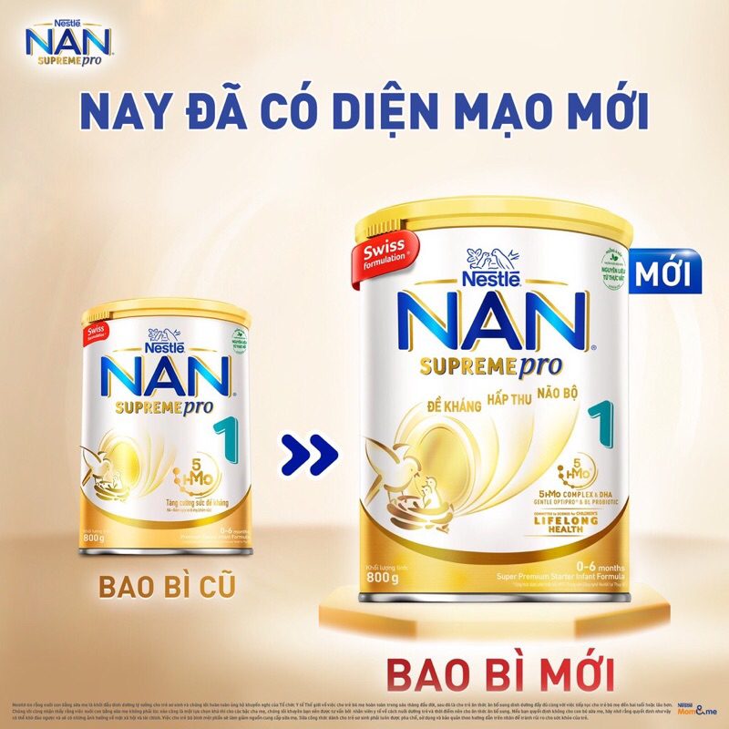 sữa Nan Supreme 1 lon 800g date mới | Shopee Việt Nam