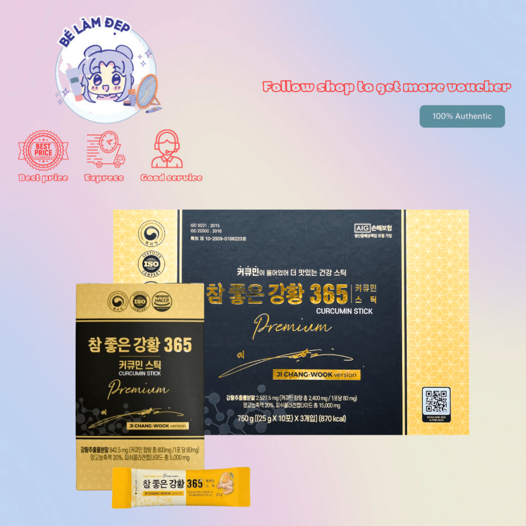 (Đã bán 25) Thạch Nghệ Nano 365 Collagen Premium Hàn Quốc