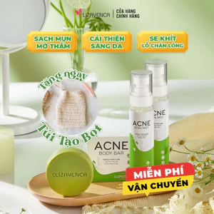 Mụn lưng Elizavenca hỗ trợ giảm mụn lưng mụn toàn thân