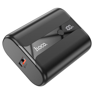 Pin Dự Phòng Hoco Q3 Pro 10000 USB-A QC 3.0 22.5W và TypeC PD 20W, Thiết kế nhỏ gọn (Đen) - Phụ Kiện Nhất Tín
