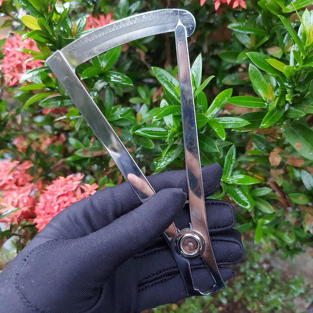 Thước kẹp cơ đo li zem mm đá quí kim cương hợp kim cao cấp hiệu Sa Les micrometer