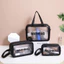 BỘ 3 TÚI WASHBAG ĐỰNG MỸ PHẨM - Chống Nước, Trong Suốt, Dùng Khi Du Lịch