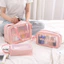BỘ 3 TÚI WASHBAG ĐỰNG MỸ PHẨM - Chống Nước, Trong Suốt, Dùng Khi Du Lịch