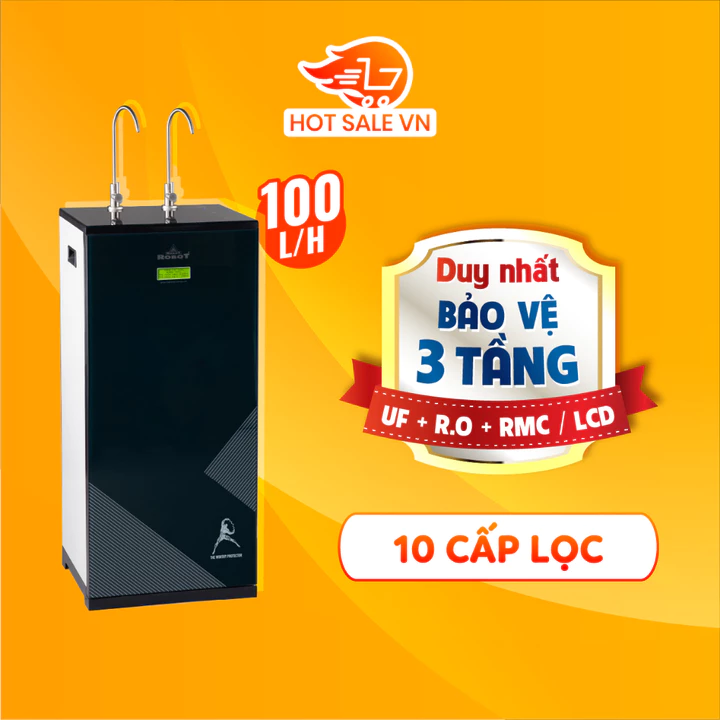 Máy Lọc Nước Bán Công Nghiệp ROBOT Công Nghệ Lọc R.O + UF SPRING PRO 9410G-UR