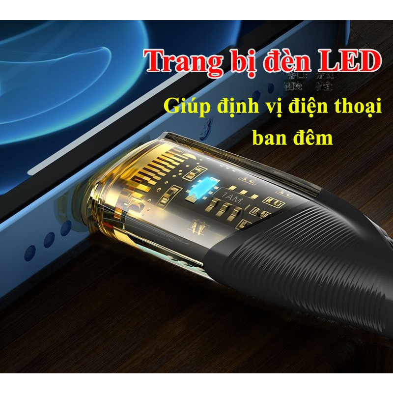 Cáp sạc nhanh 60W Type C sang Type C thương hiệu ESSAGER, Chất Liệu Vải, Dài 1M-2M, Chống Đứt - Chống Gãy