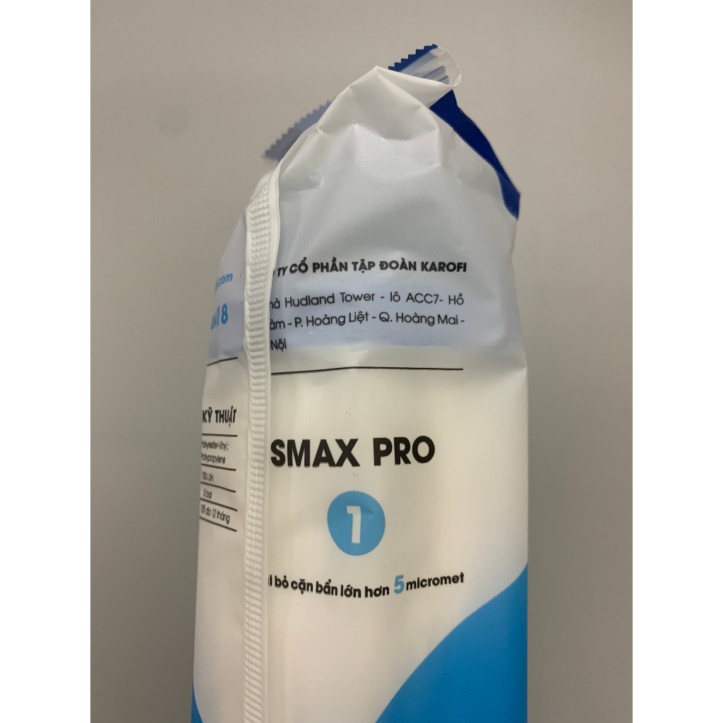 Combo 3 Lõi Số 1 Smax Pro Karofi - Lõi Lọc Thô Dùng Cho Máy Lọc Nước RO - Thay Thế Dòng Smax Duo Karofi