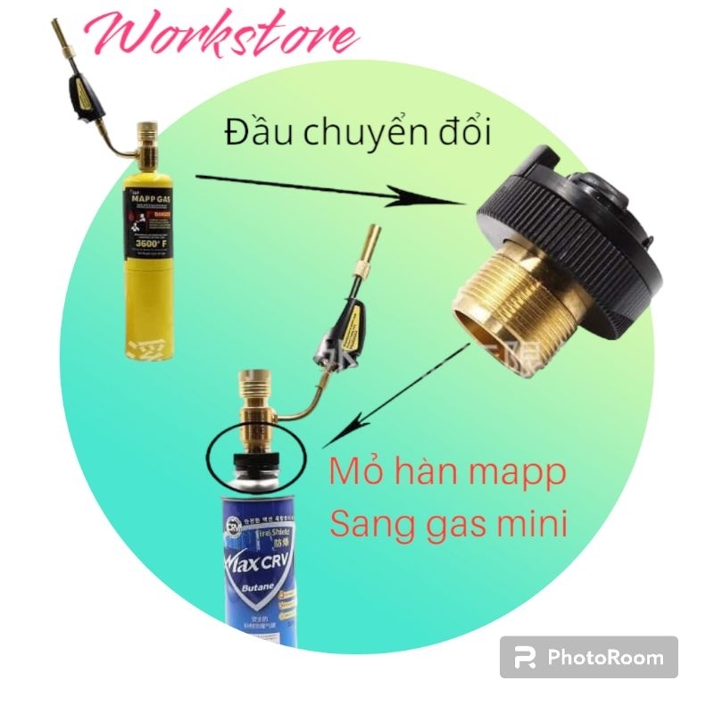 Đầu chuyển đổi mapp gas sang gas mini | Shopee Việt Nam