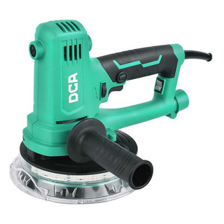 Máy xoa tường 180mm có đèn 750w DCA ASF02-180 - máy chà nhám tường có đèn