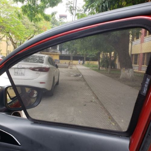 Rèm che nắng ô tô Mazda 3 2014-2019, che nắng hút nam châm theo xe, bộ 4 cánh.