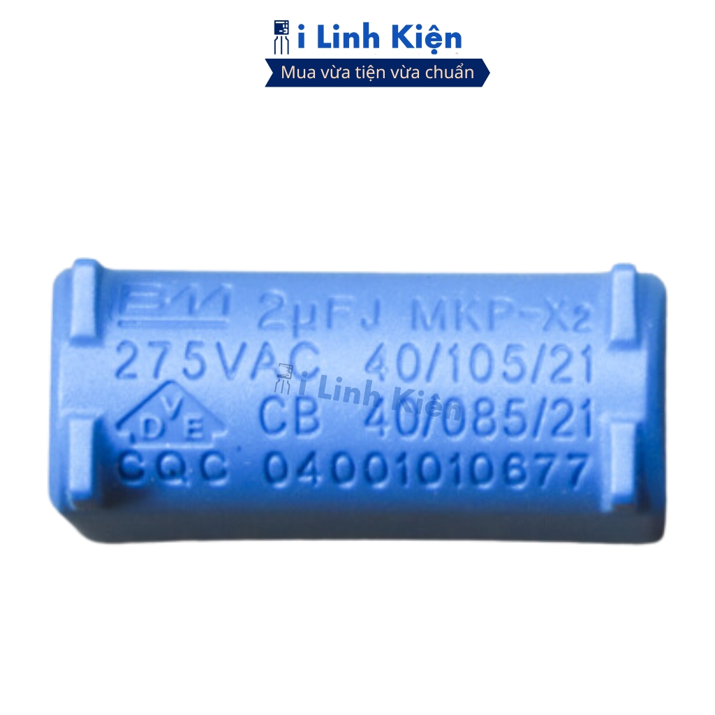 Tụ bếp từ 275V 2UF chất lượng cao ilinhkien