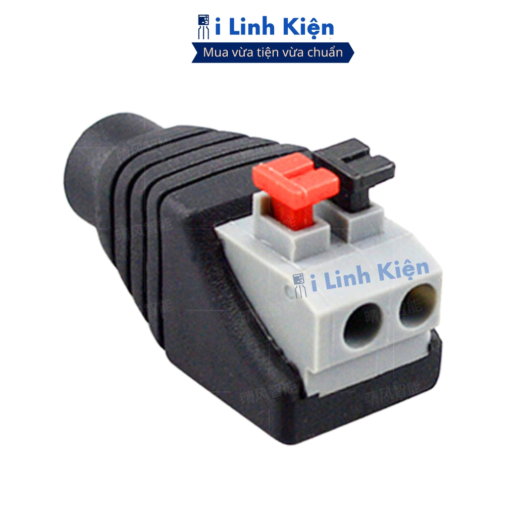 (Combo 5) Jack nguồn DC đực 5.5x2.5mm đảm bảo chất lượng ilinhkien.