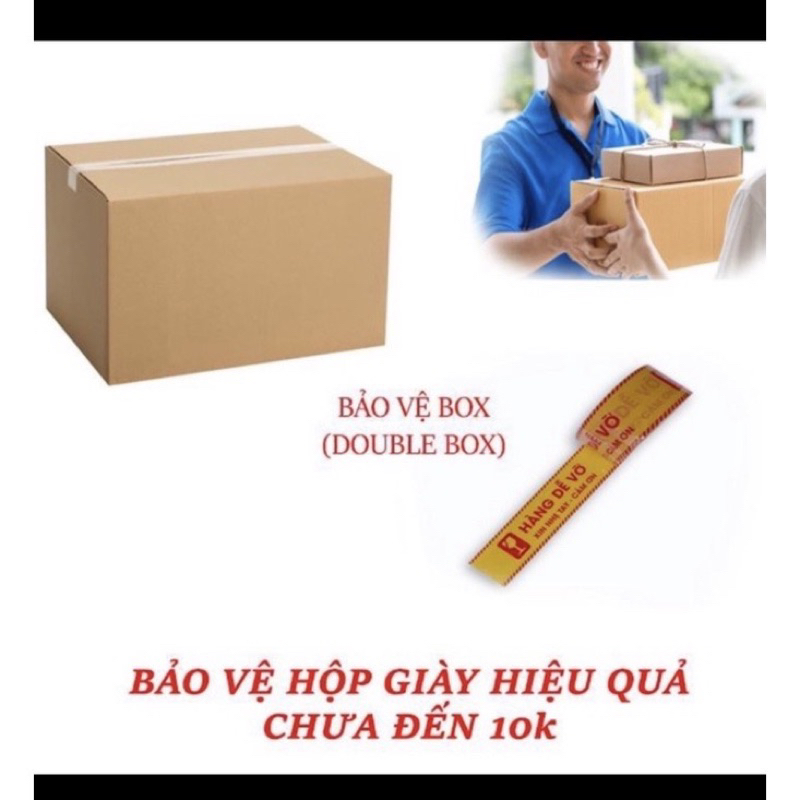 [PeerSneaker] Bộ Box Băng Niêm Phong Double Box Bảo Vệ Hộp Giày Chống ...