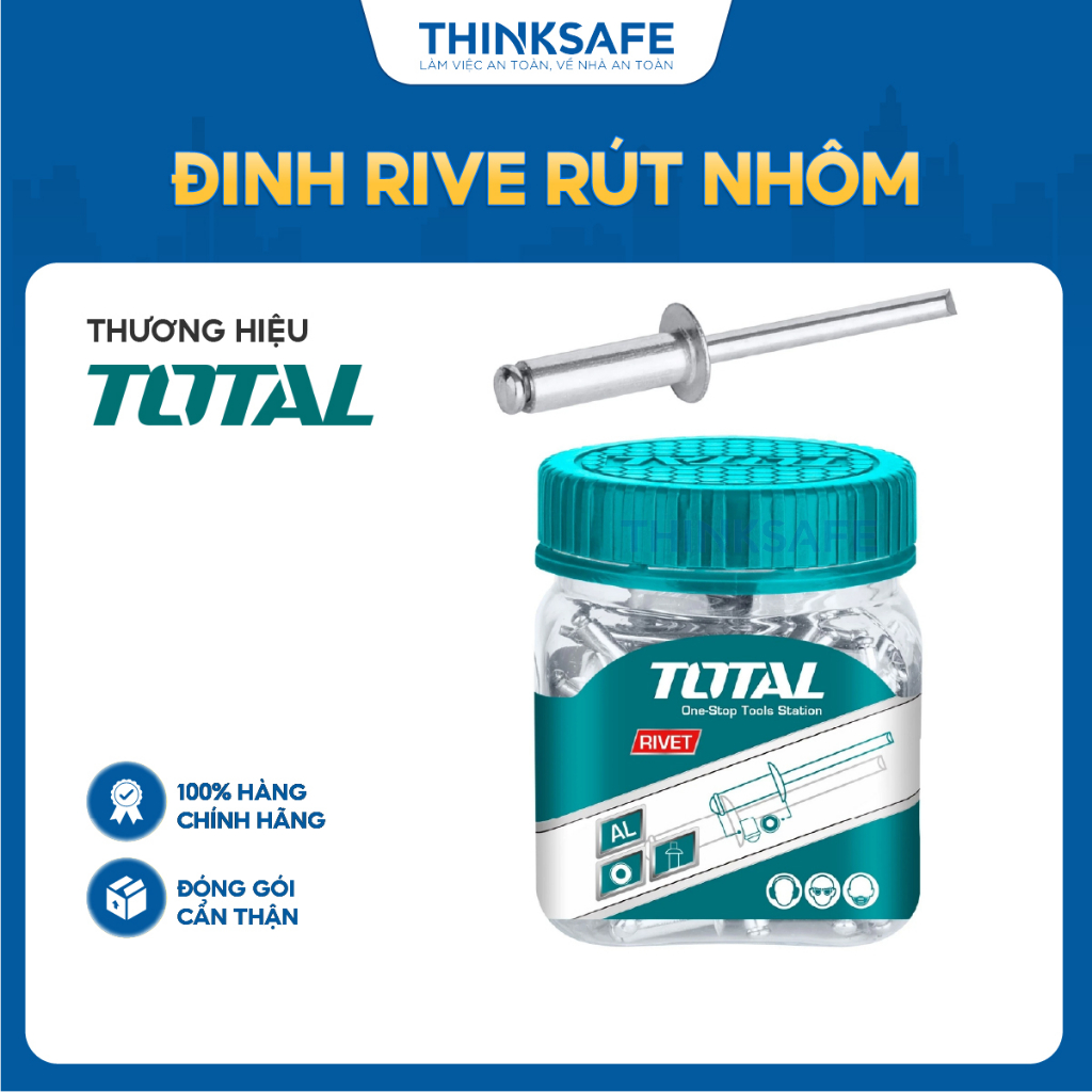 Đinh rive rút nhôm/inox Total nhiều kích thước chất liệu cao cấp thiết ...