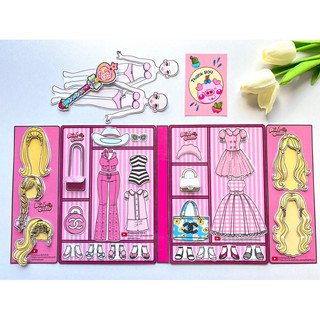 Sổ thời trang búp bê Barbies - Búp bê giấy