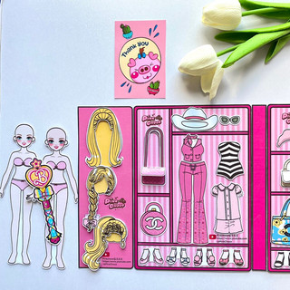 Sổ thời trang búp bê Barbies - Búp bê giấy