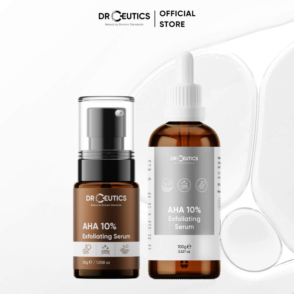 Ảnh DRCEUTICS Dung Dịch AHA DrCeutics Tẩy Da Chết Làm Sáng Và Chống Lão Hóa Da (30ml 100ml) 2