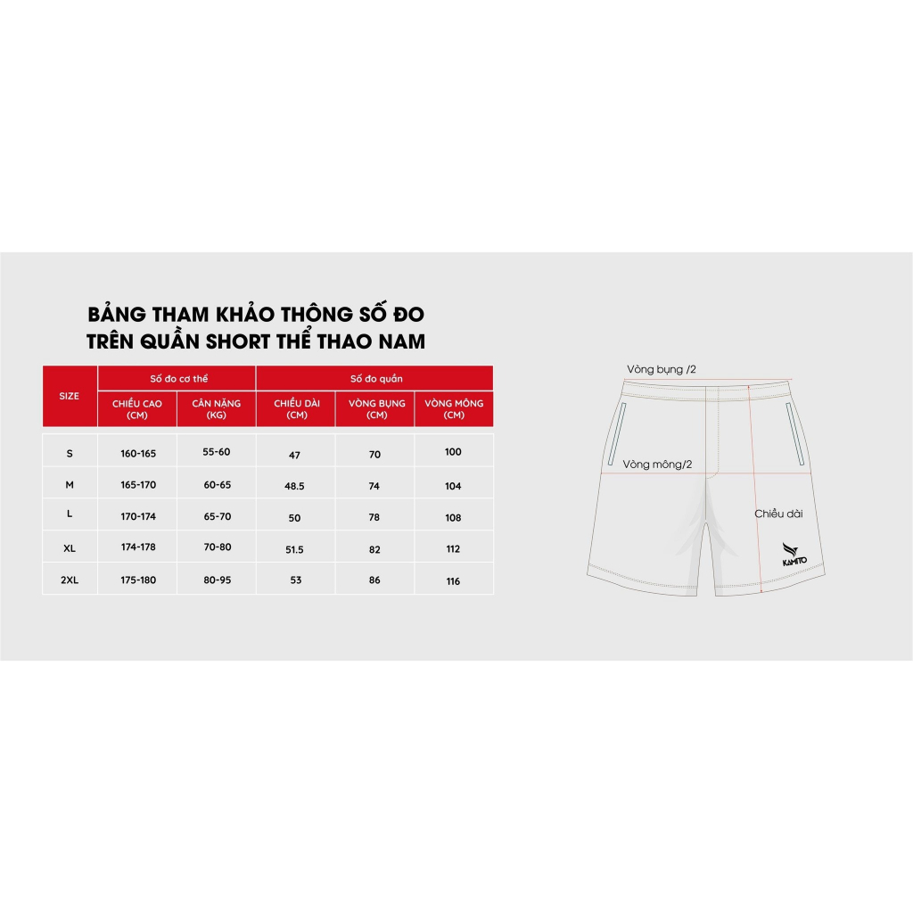 Ảnh Quần short thể thao Kamito mềm mại, thoáng khí, cực nhẹ 1