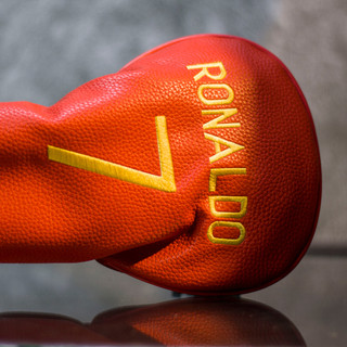 Cover golf CR7, bọc đầy gậy driver Ronaldo chất liệu da, lõi vải bông bảo vệ đầu gậy