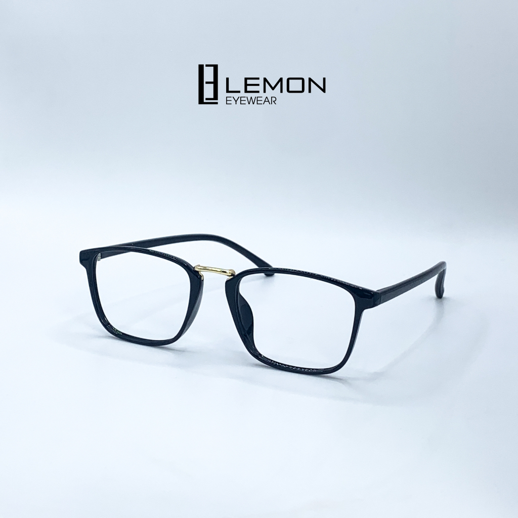 Gọng Kính Cận Mắt Vuông Nam Nữ LEMONEYEWEAR Nhựa Dẻo LE210