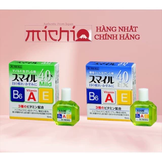 [Chuẩn Nhật] Nước nhỏ mắt 40 EX Mild của hãng Lion, Nhỏ mắt slime nội địa Nhật Bản