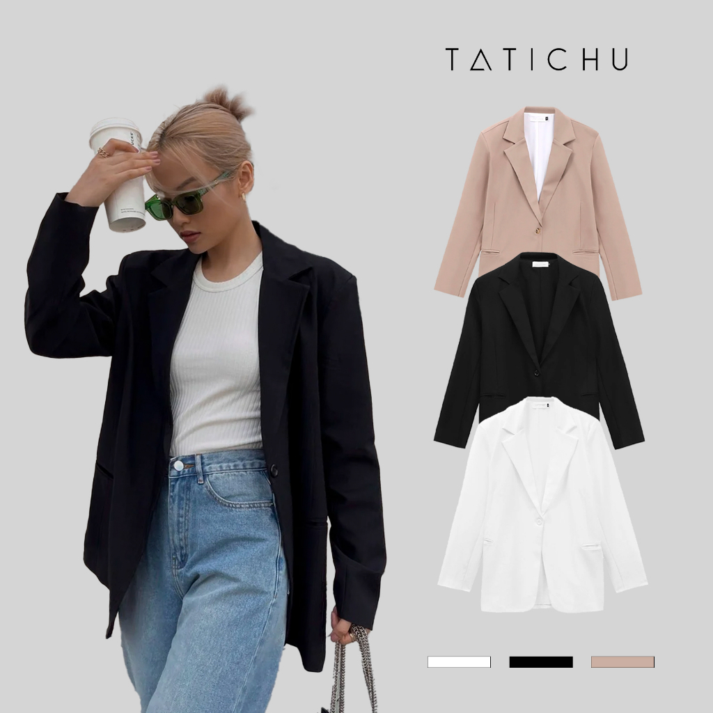 Ảnh TATICHU - Áo Blazer form rộng - Dad Blazer 1