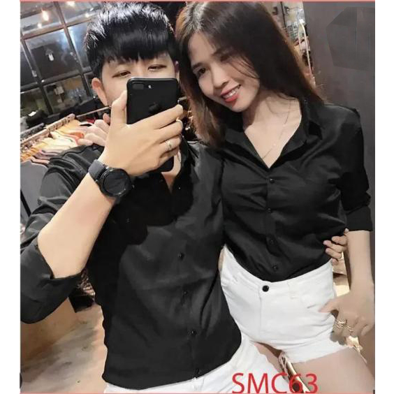 Áo Sơ Mi dài tay JohnSon Li , Chất Lụa Mền Mịn , Nam Nữ mang được