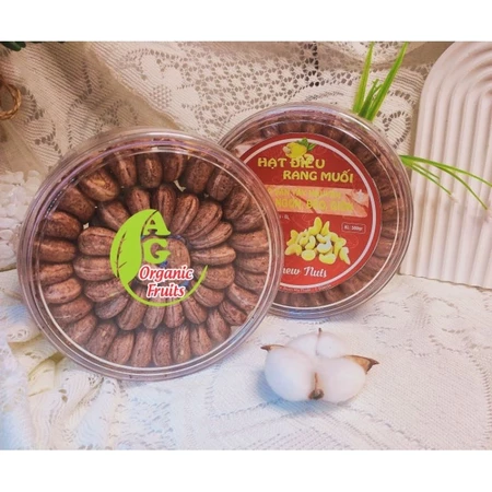 Hạt Điều Cồ Xếp Hoa Rang Muối Đăk Lăk 500gr
