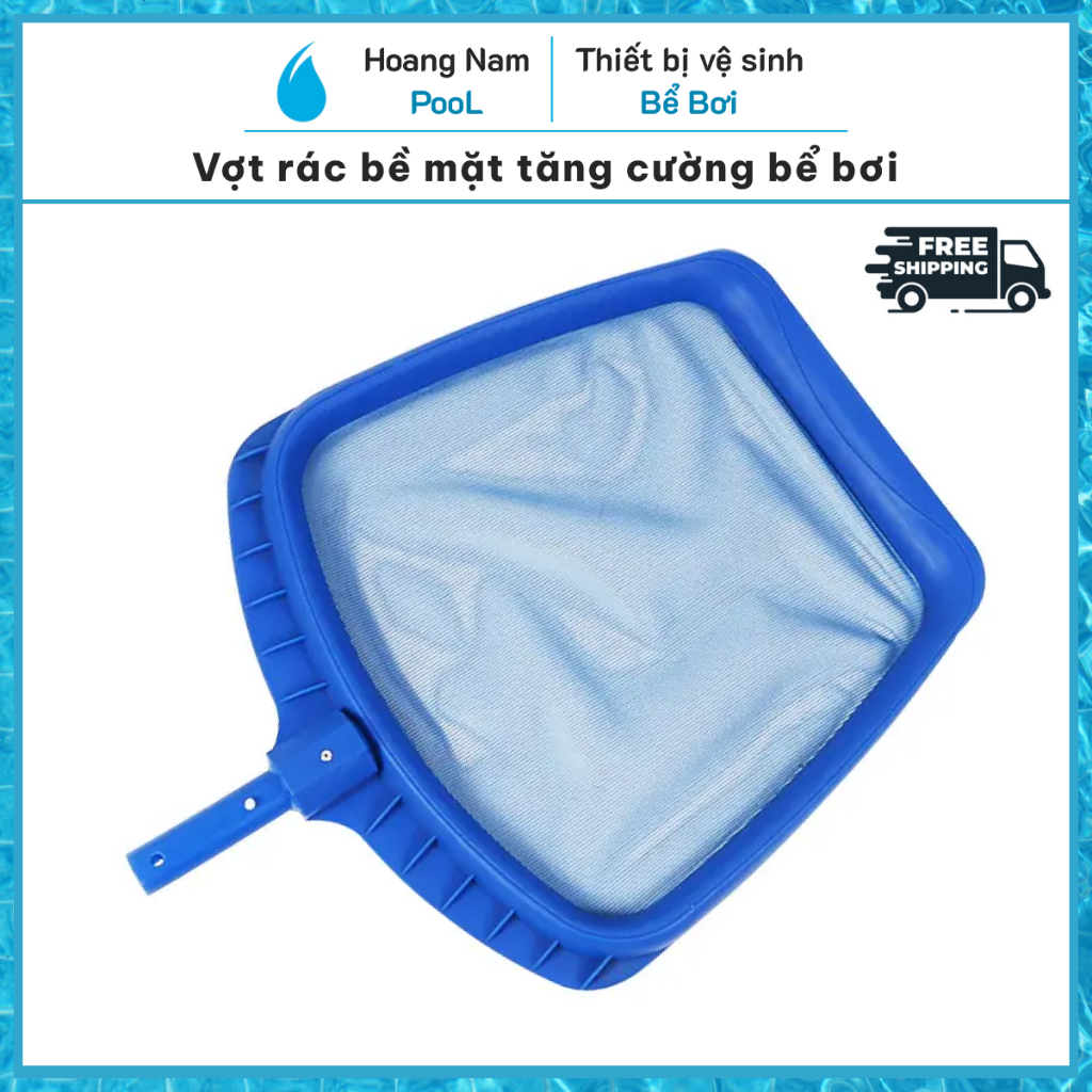 Vợt rác bề mặt tăng cường bể bơi, Vợt rác nông lòng hồ bơi | Shopee ...