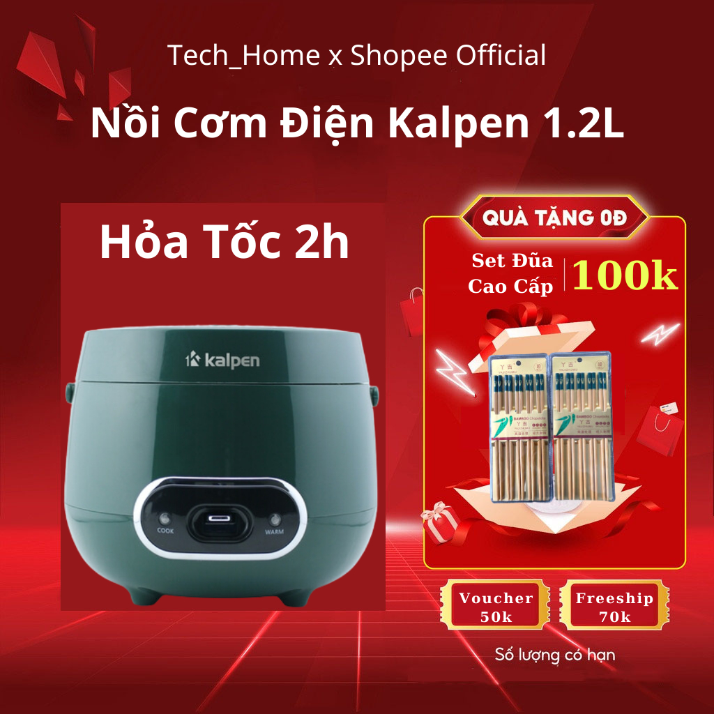 Nồi cơm điện cao cấp Kalpen R3/R2/R1 dung tích 1L & 1.2L chuẩn Đức hàng ...