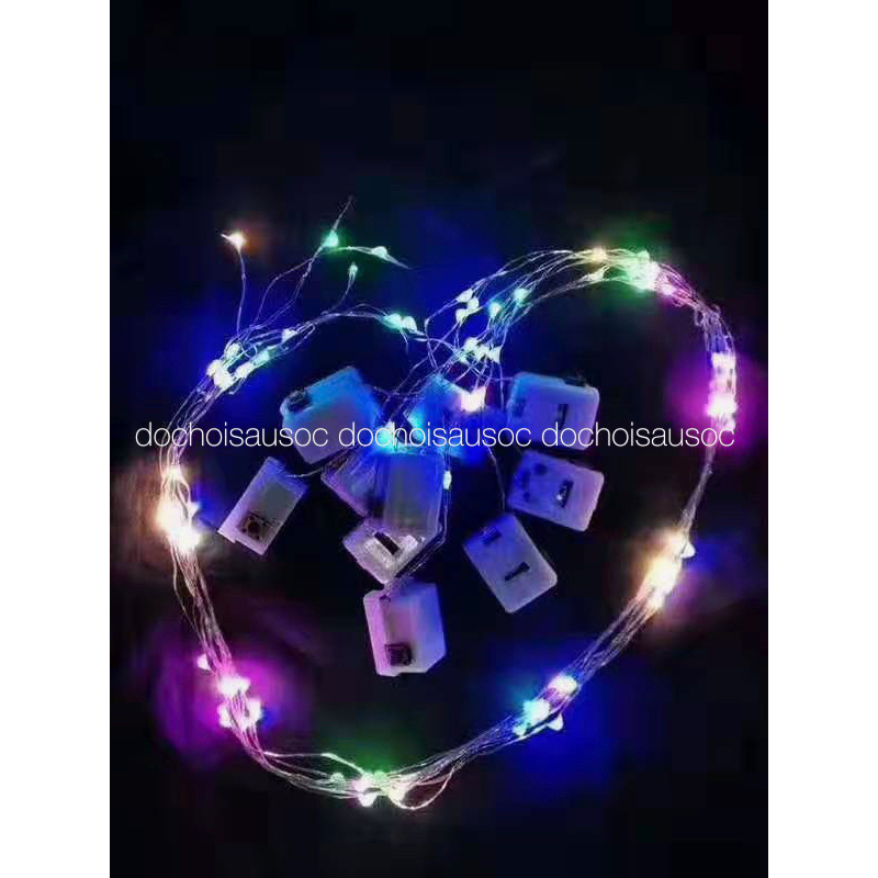 Dây đèn Led dùng pin ,dây đèn đom đóm 0,5/1/2/3 mét nhấp nháy