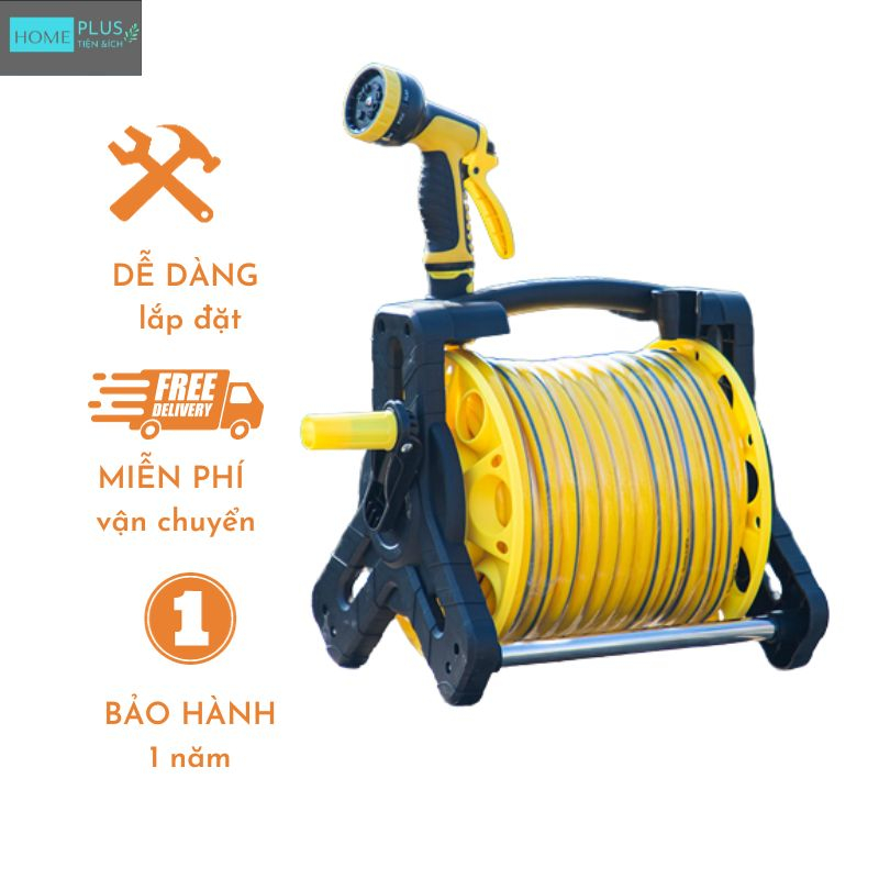 [TẶNG PHỤ KIỆN]BỘ KHUNG RULO HỖ TRỢ CUỘN ỐNG NƯỚC ĐA NĂNG SIÊU BỀN, có ...