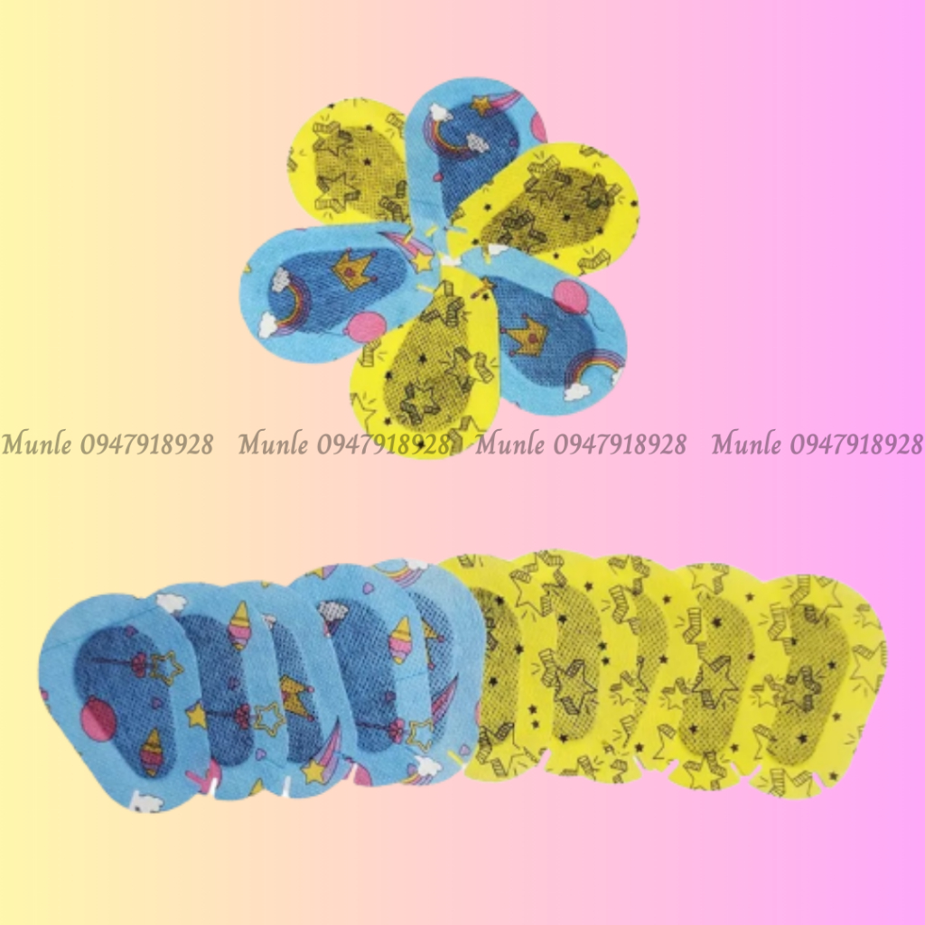 Miếng Dán Mắt Munle Hoạt hình 1 Dùng Một Lần Đóng Gói Riêng Cho Trẻ Em Tập Nhược Thị