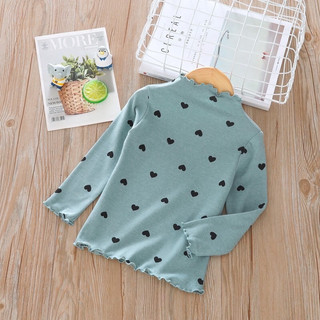 [AT01 Xả hàng] Áo thun bé gái, áo thu đông cho bé gái họa tiết trái tim nhí chất cotton mềm mại Maruka Fashion