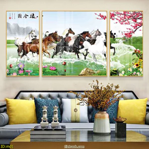 TRANH TREO TƯỜNG MÃ ĐÁO THÀNH CÔNG-TRÁNH TRÁNG GƯƠNG KIỂU HIỆN ĐẠI
