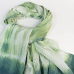 Khăn lụa tơ tằm Việt Nam - Óng Silk - Nhuộm màu thủ công, an toàn, mềm mại, nhẹ tênh, ấm áp- 85*190 cm — ảnh 2
