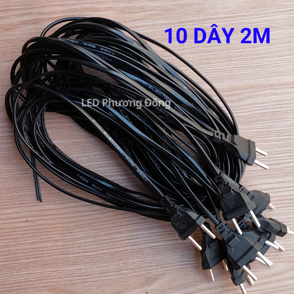 Combo 50 Dây nguồn quạt điện, quạt treo tường 220V 2m - 3m giá rẻ