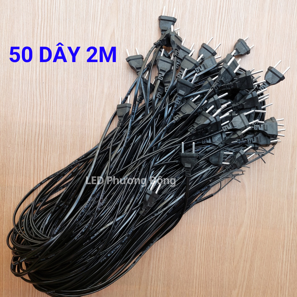 Combo 50 Dây nguồn quạt điện, quạt treo tường 220V 2m - 3m giá rẻ