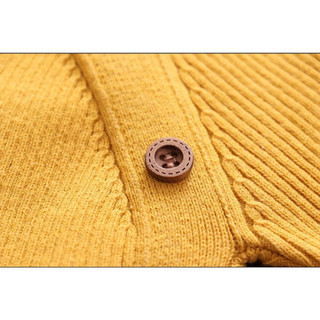 [Xả hàng] Áo len bé gái, Áo len tăm cho bé gái điểm khuy cực xinh Maruka Fashion