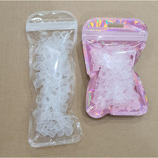 -Chum nhựa To và Nhỏ đựng mực xăm, đựng keo gắn móng, nối mi và đế mica