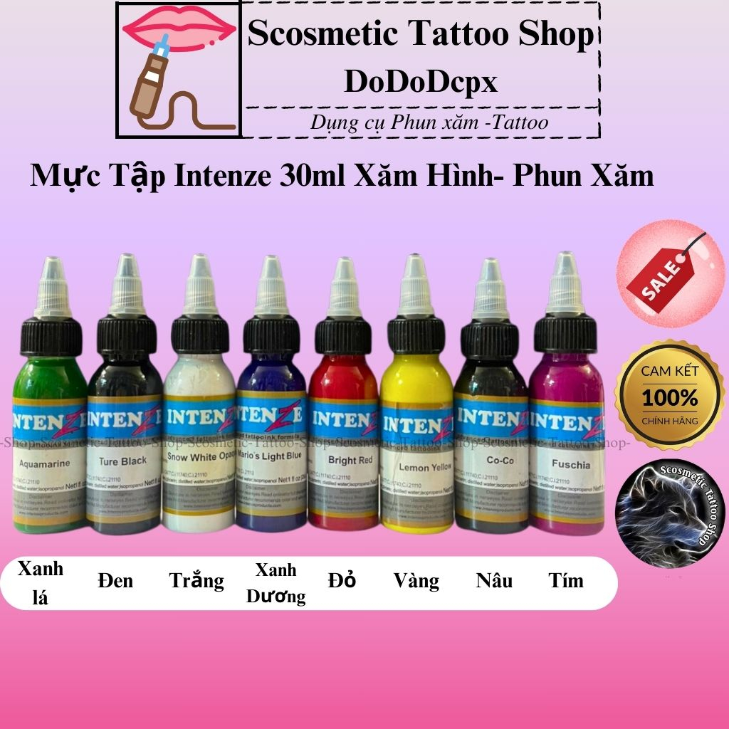 Mực Xăm Hình Đẹp 💗FREESHIP💗Mực Xăm Hình Mini-Mực Tattoo Trên Da giả ...