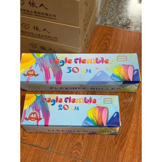 [Combo 3 thước] Thước dẻo Aihao đặc ruột không gãy, thước dẻo 20cm 30cm, thước dẻo màu 20cm 30cm, thước kẻ nhựa dẻo