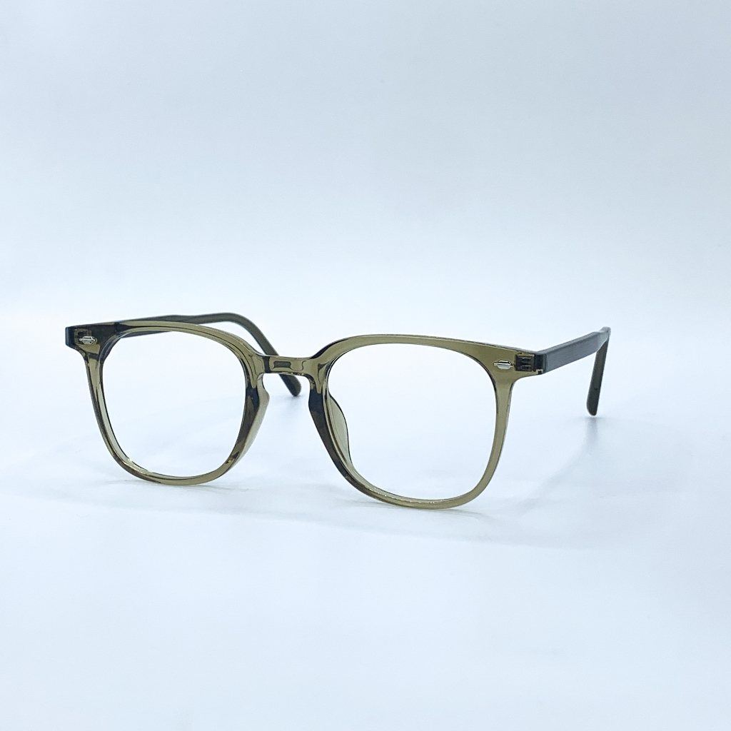 Gọng kính cận, giả cận nhựa mắt vuông LemonEyewear unisex thời trang LE9208