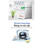 Tủ lạnh mini, tủ lạnh 2 cánh làm ngăn đá và ngăn làm mát tách biệt, để đồ ăn, đồ trang điểm tiện lợi Bảo hành 12 tháng — ảnh 4