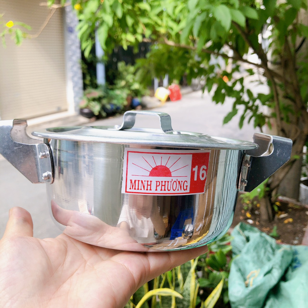 Nồi nhôm MINH PHƯƠNG siêu rẻ size 16cm - 30cm  tiện dụng